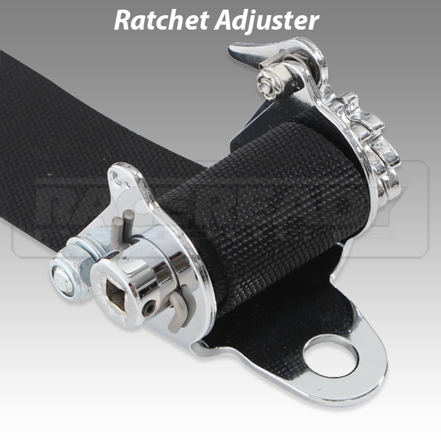 Race Ready > Crow 5 Point Restraints Wrap Around 3 Ratchet