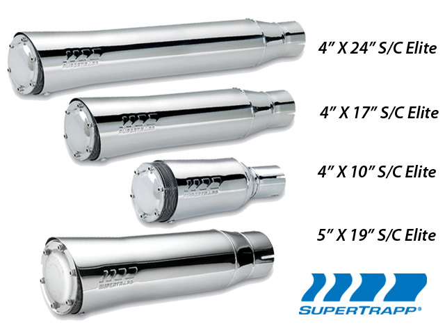 Race Ready > Supertrapp Polished Sc Elite Muffler